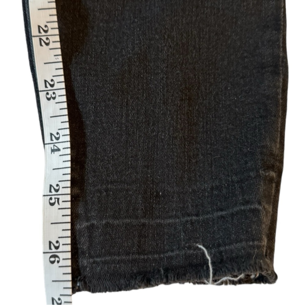 Spanx Distressed Jeggings, Black, Size Large - Picture 5 of 11